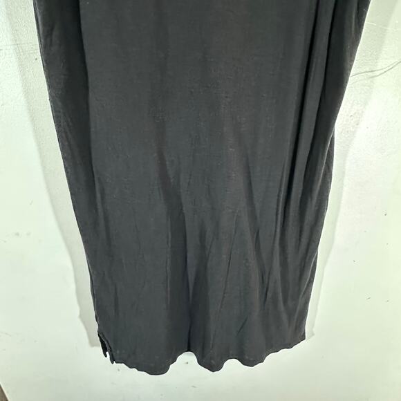 Standard‎ James Perse Womens T-Shirt Sheath Dress 3 Large Black Cotton Blend - Picture 5 of 9